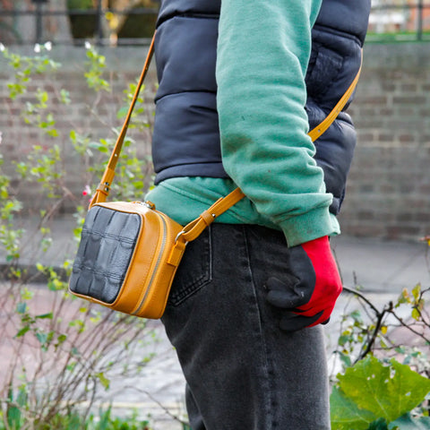 Disco Bag | Leather & Fire-hose