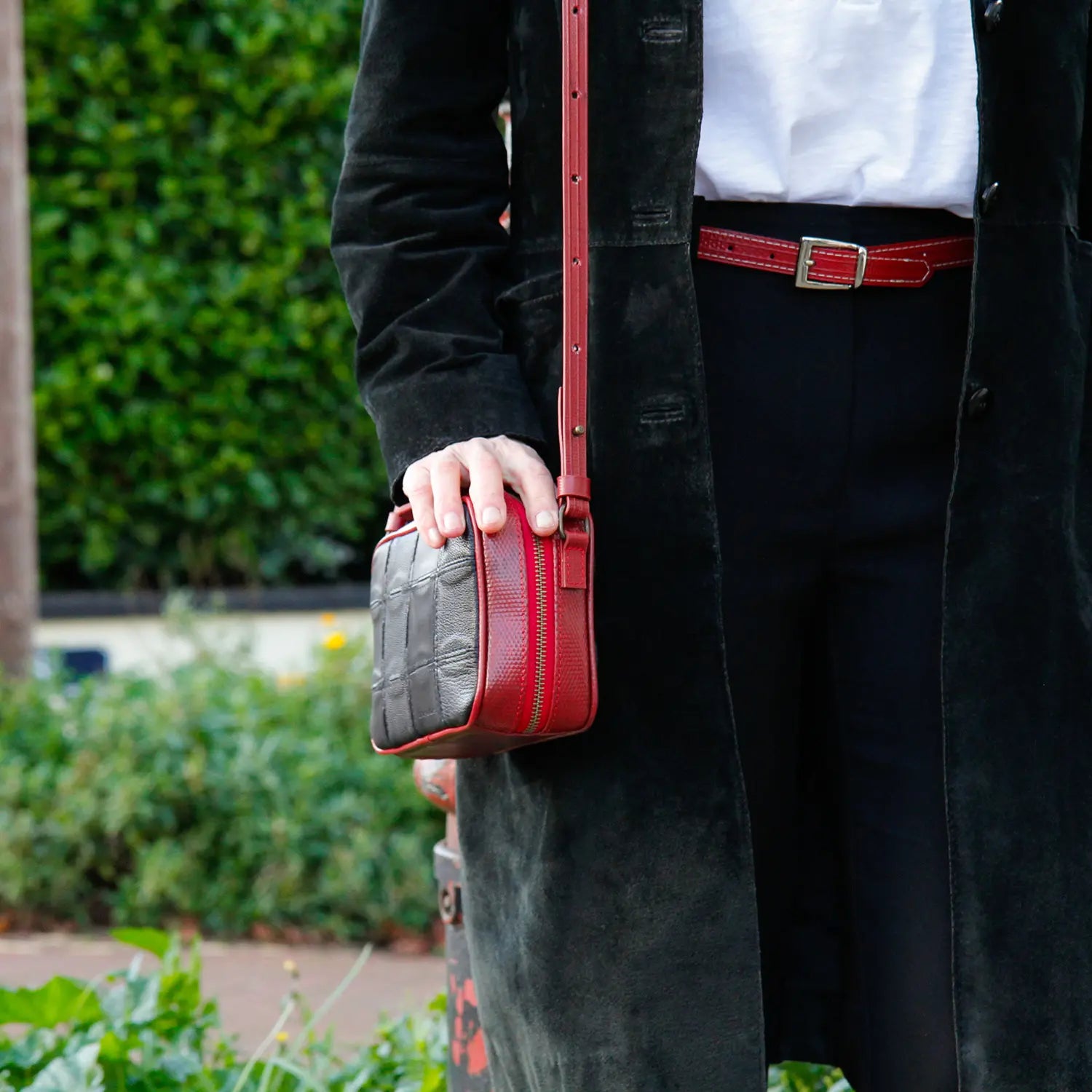 Disco Bag | Leather & Fire-hose