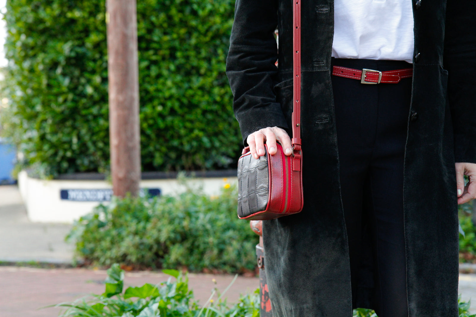 Disco Bag | Leather & Fire-hose