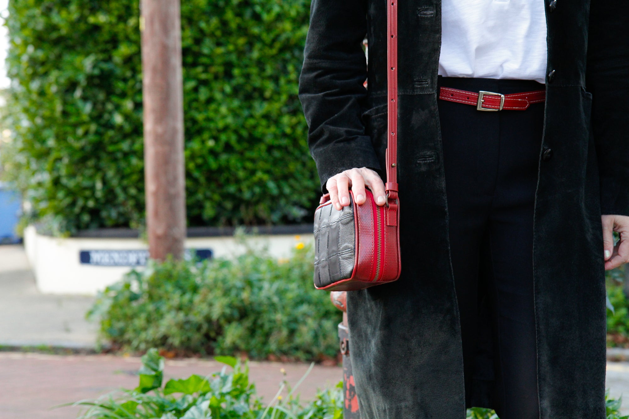 Disco Bag | Leather & Fire-hose