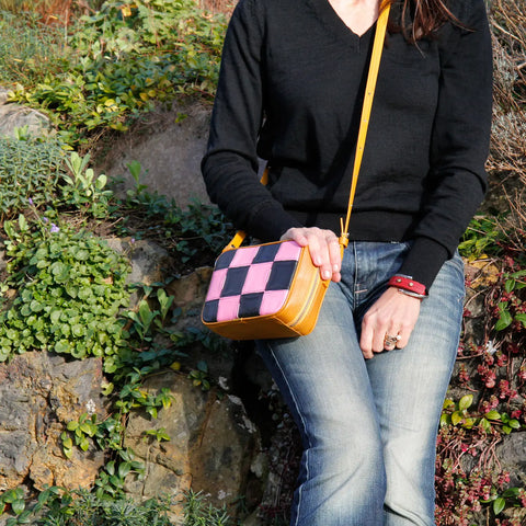 Disco Bag | Leather & Fire-hose