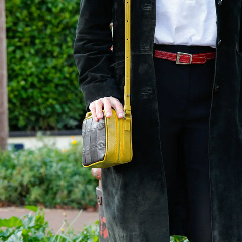 Disco Bag | Leather & Fire-hose