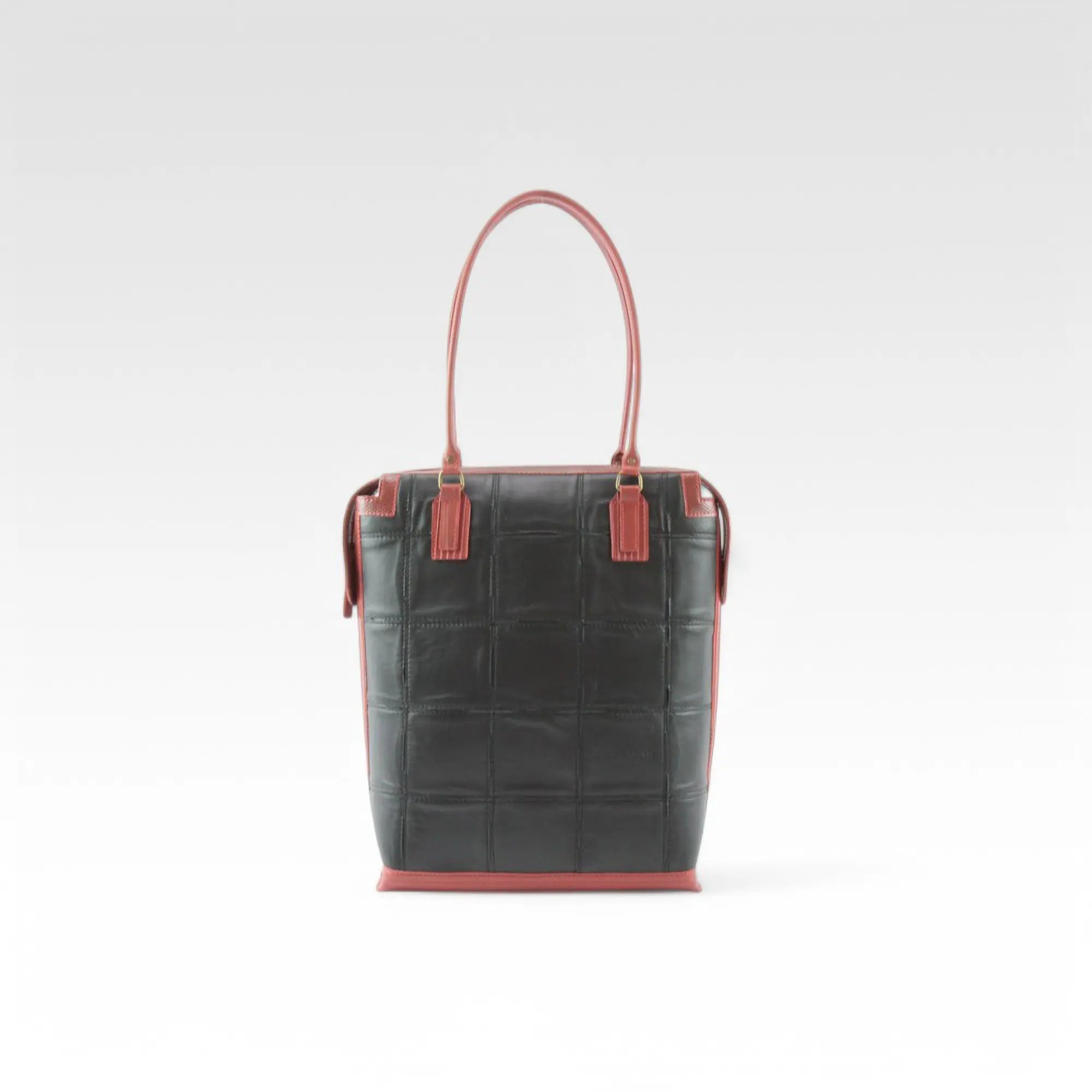 Dutch Tote | Leather & Fire-hose