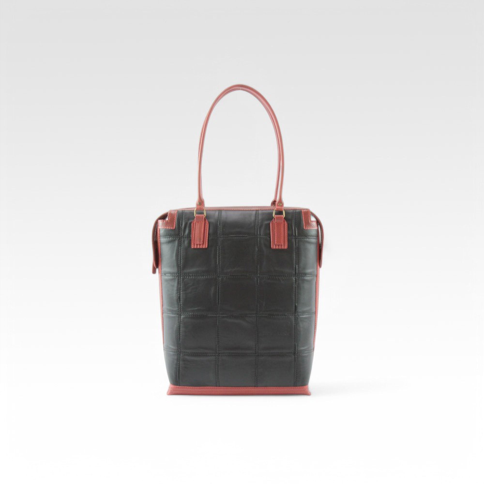 Dutch Tote | Leather & Fire-hose