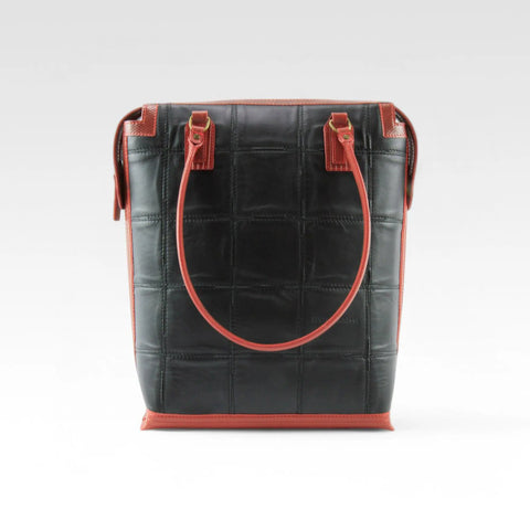Dutch Tote | Leather & Fire-hose