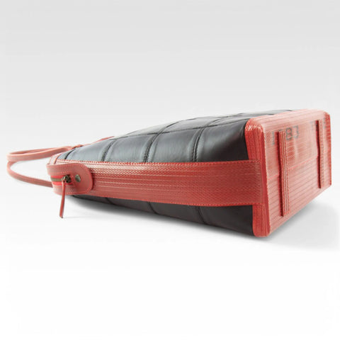 Dutch Tote | Leather & Fire-hose