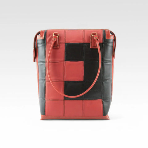 Dutch Tote | Leather & Fire-hose