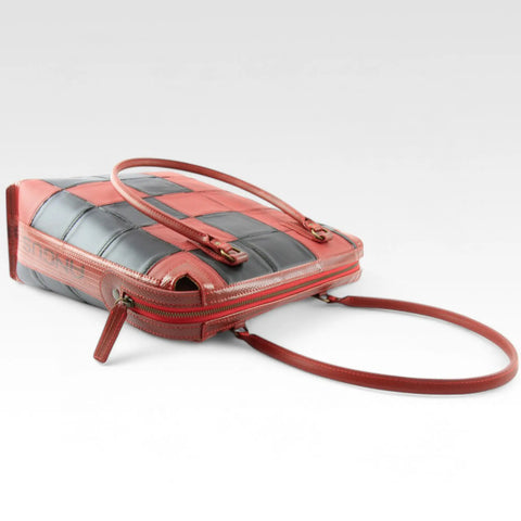 Dutch Tote | Leather & Fire-hose