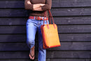Large Leather Tote Bag