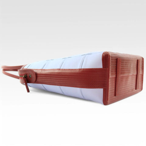 Dutch Tote | Leather & Fire-hose