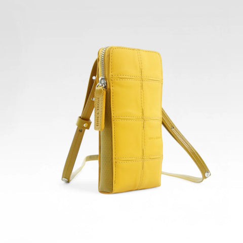 Elvis & Kresse Crossbody Pouch is an ethical and sustainable small crossbody bag: carry phone, wallet and other essentials
