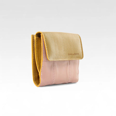 Folding Purse | Leather & Fire-hose