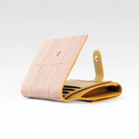 Folding Purse | Leather & Fire-hose