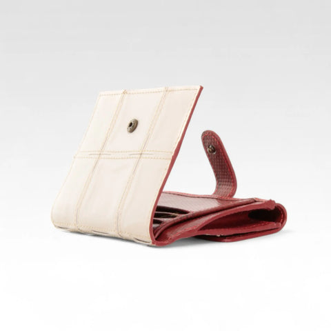 Folding Purse | Leather & Fire-hose