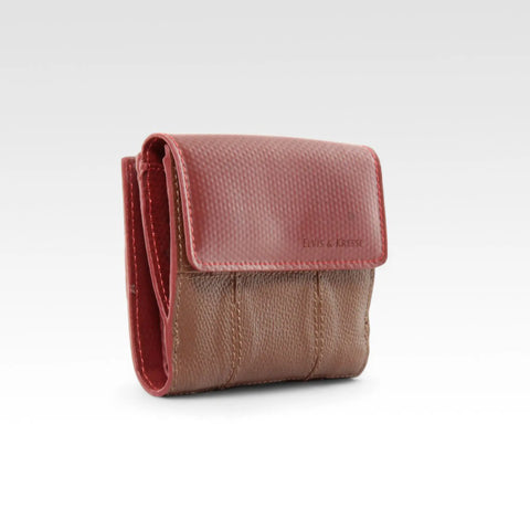 Folding Purse | Leather & Fire-hose