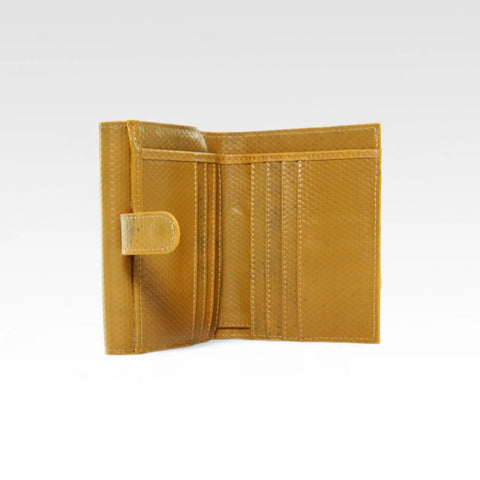 Folding Purse | Leather & Fire-hose