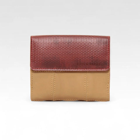Folding Purse | Leather & Fire-hose