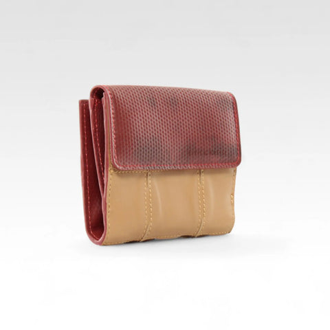 Folding Purse | Leather & Fire-hose