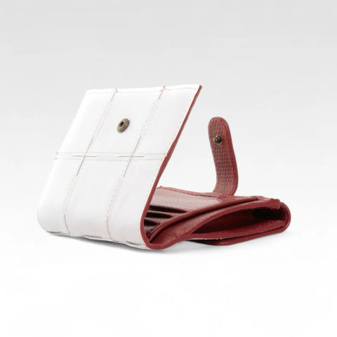 Folding Purse | Leather & Fire-hose