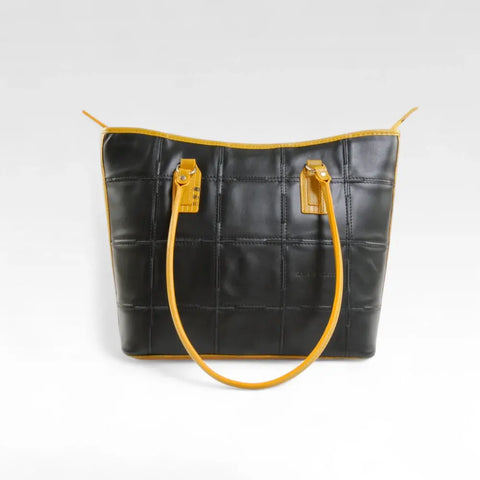 Small Tote | Leather & Fire-hose