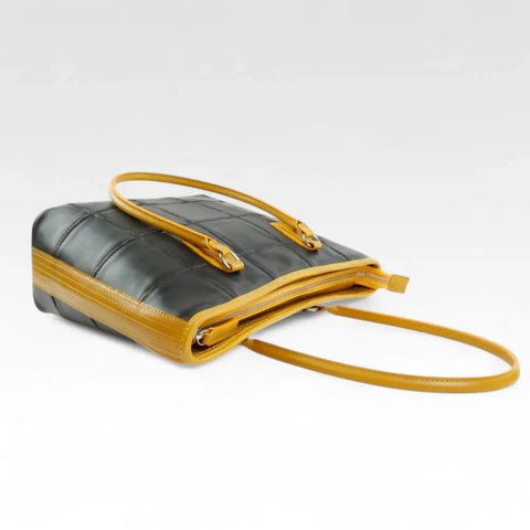 Small Tote | Leather & Fire-hose