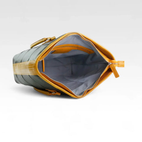 Small Tote | Leather & Fire-hose