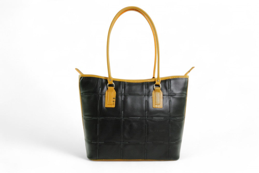 Small Tote | Leather & Fire-hose
