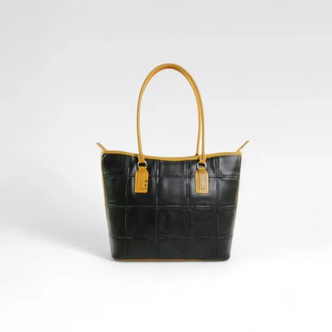 Small Tote | Leather & Fire-hose
