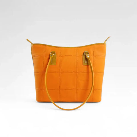 Small Tote | Leather & Fire-hose