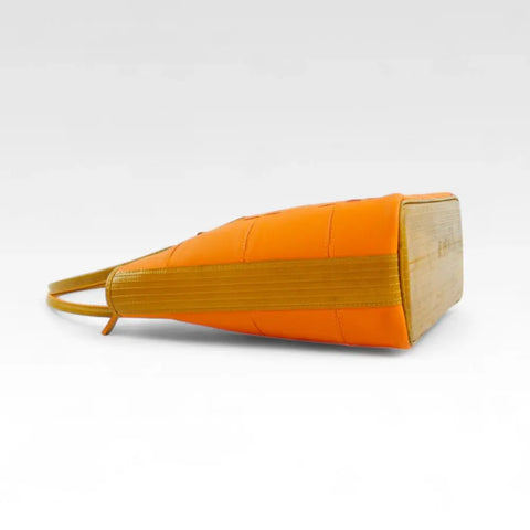 Small Tote | Leather & Fire-hose