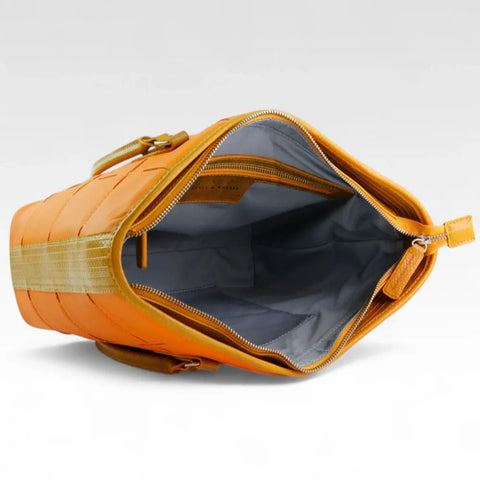 Small Tote | Leather & Fire-hose