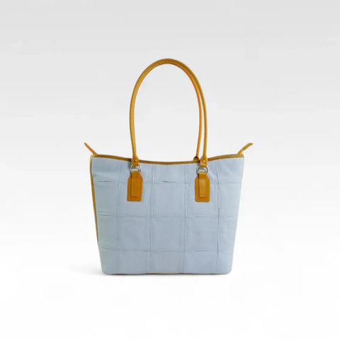 Small Tote | Leather & Fire-hose