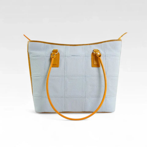 Small Tote | Leather & Fire-hose