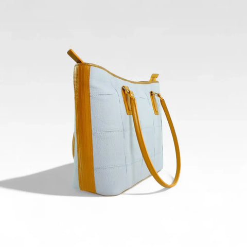 Small Tote | Leather & Fire-hose