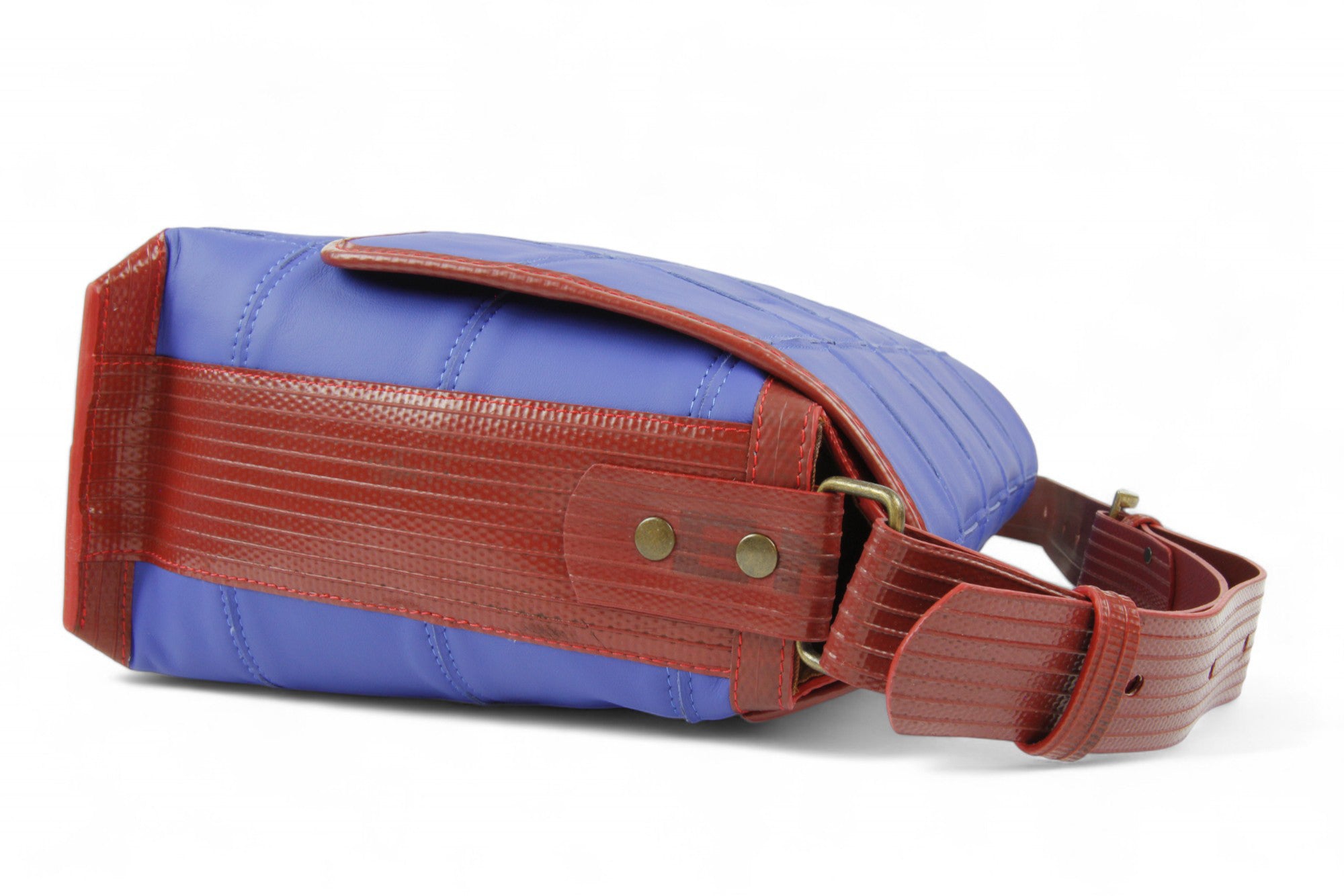 Recycled Leather Messenger Bag