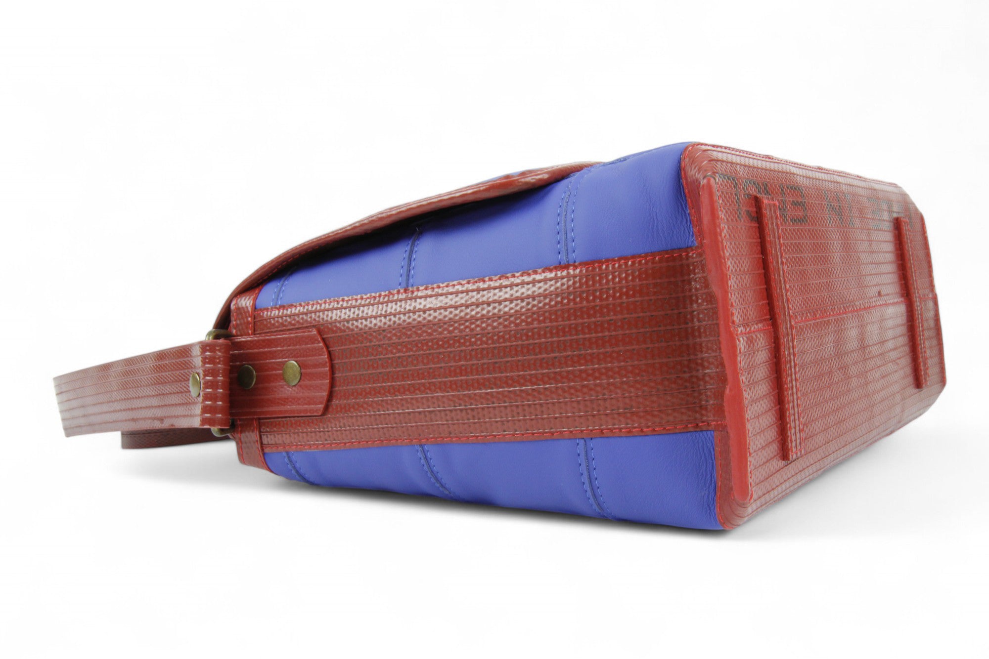 Recycled Leather Messenger Bag