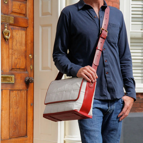 Field Bag | Leather & Fire-hose