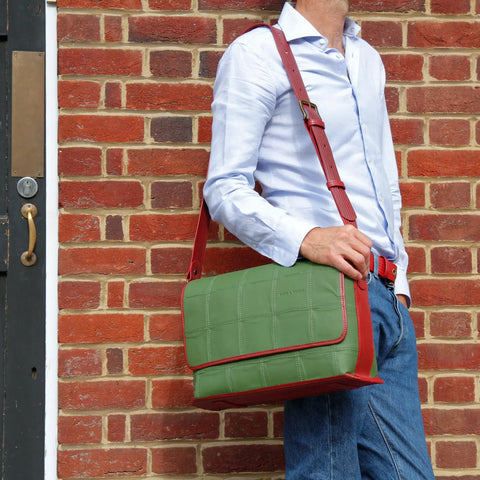 Field Bag | Leather & Fire-hose