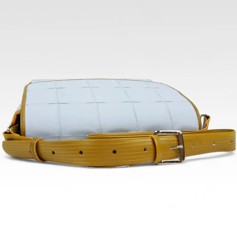 The Elvis & Kresse Field Bag is an ethical and sustainable messenger bag: stand out on your morning commute