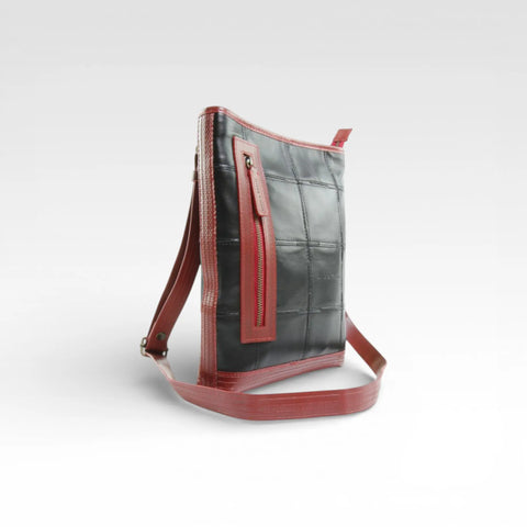 Reporter Bag | Leather & Fire-hose