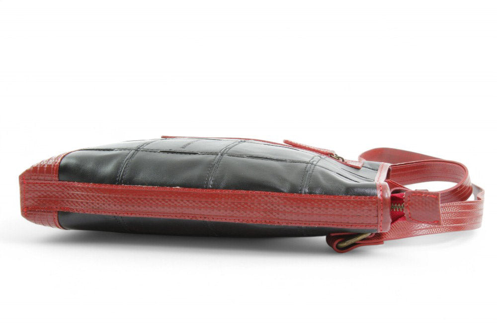 Leather reporter bag