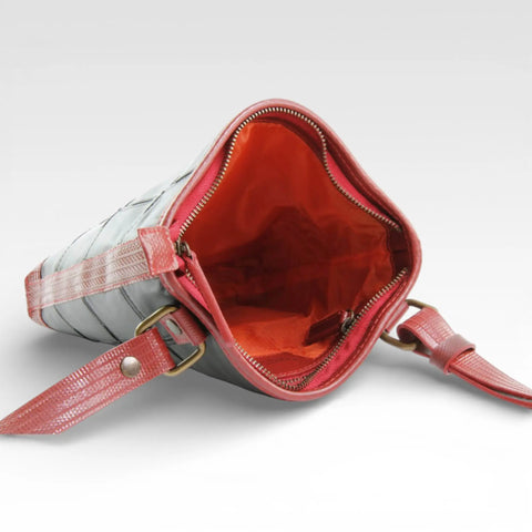 Reporter Bag | Leather & Fire-hose