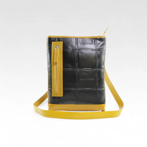 Reporter Bag | Leather & Fire-hose