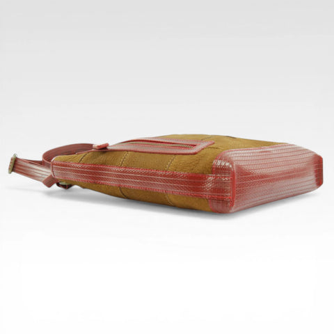 Reporter Bag | Leather & Fire-hose