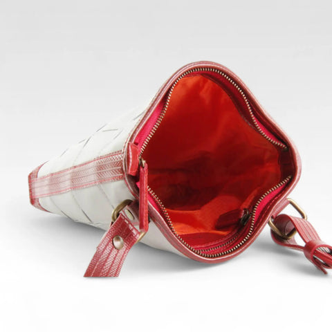 Reporter Bag | Leather & Fire-hose