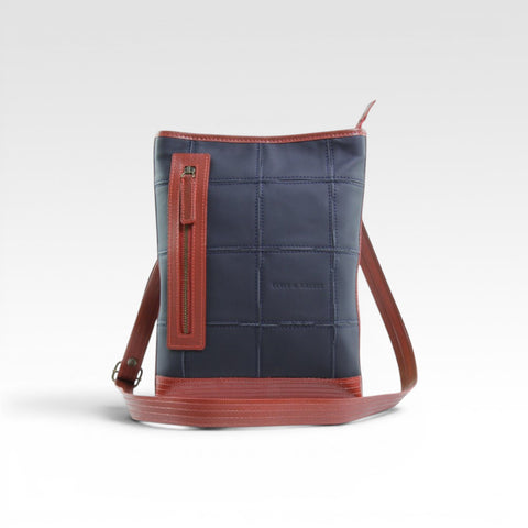 Reporter Bag | Leather & Fire-hose