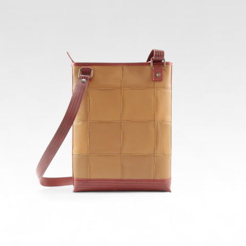 The Reporter Bag is an ethical and sustainable shoulder bag, made by award winning UK designers Elvis & Kresse