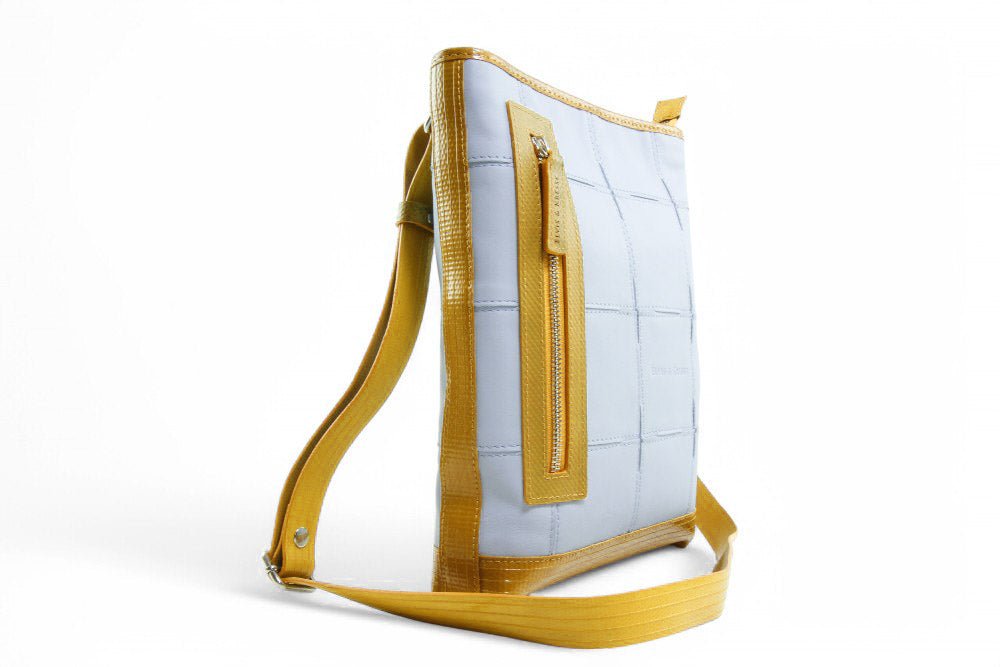 Sustainable Leather Reporter Bag