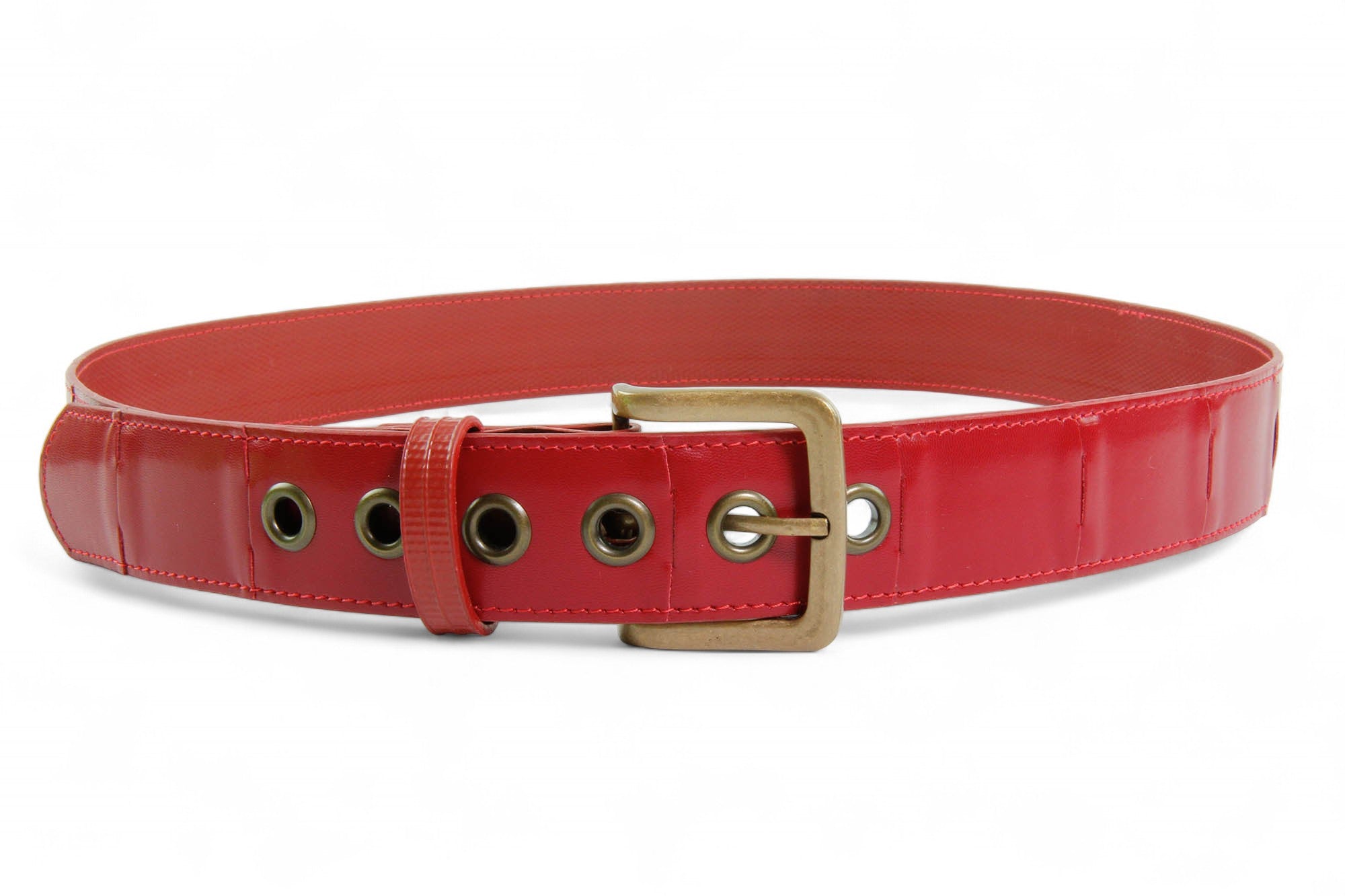 Sustainable luxury leather belt