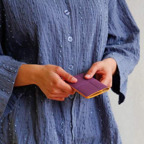 Card Holder | Leather & Fire-hose